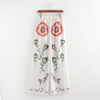 Women's Summer Printing Positioning Shirt Printing Loose Casual Trousers Set