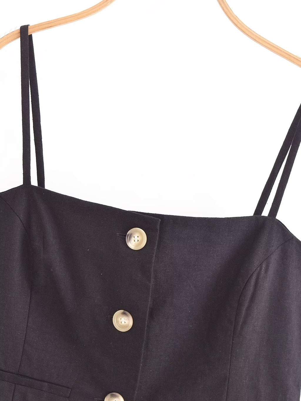 Women's Summer Women Street Short Linen Sling Top