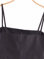 Women's Summer Women Street Short Linen Sling Top