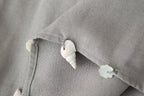 Summer Shell Decoration Top Shell Decoration Wide Leg Drawstring Trousers Suit