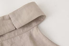 Women's Street Backless Hanging Collar Top