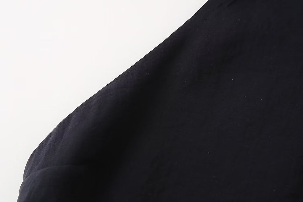 Women's Street Backless Hanging Collar Top