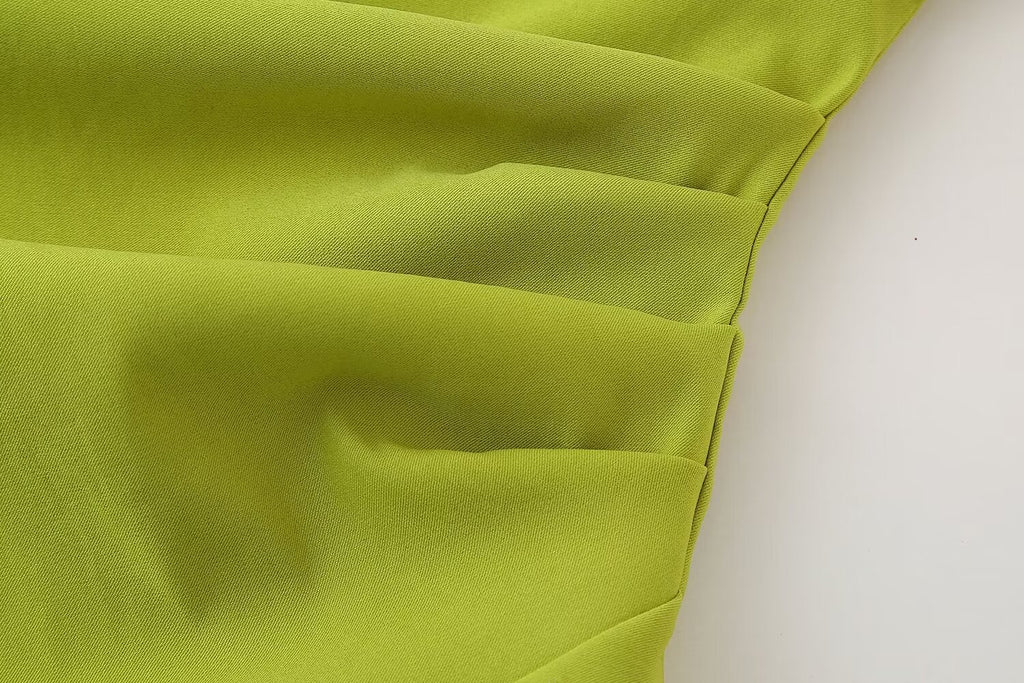 's Street Design Pleated Decorative Tube Top