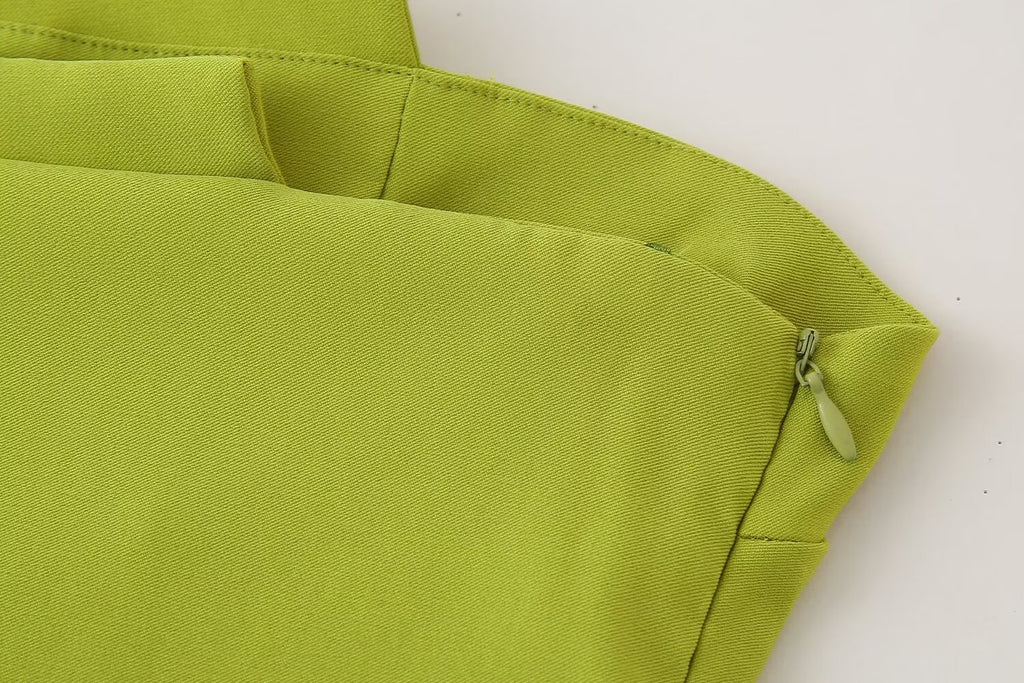 's Street Design Pleated Decorative Tube Top