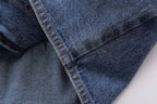 's Clothes French All Match Halter Sleeveless Skinny Short Denim