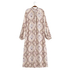 Rayon Floral Maxi Dress