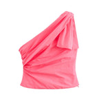 's Bowknot Decoration Taffeta Top
