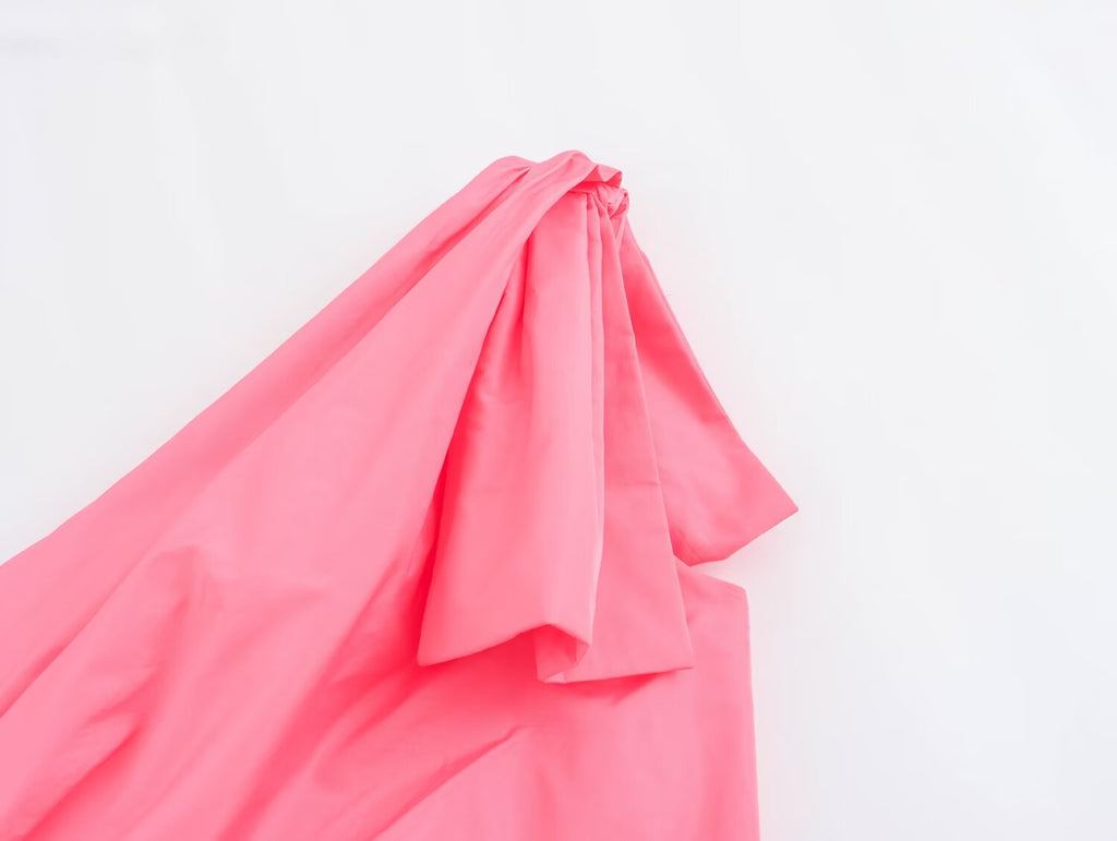 's Bowknot Decoration Taffeta Top
