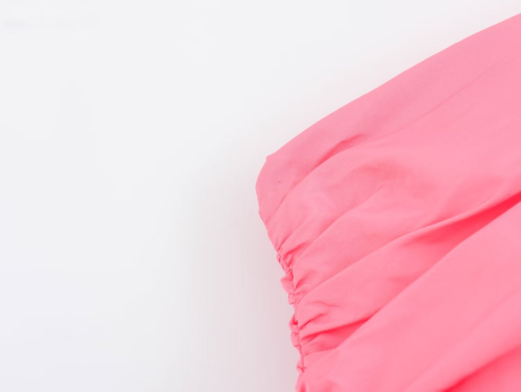 's Bowknot Decoration Taffeta Top