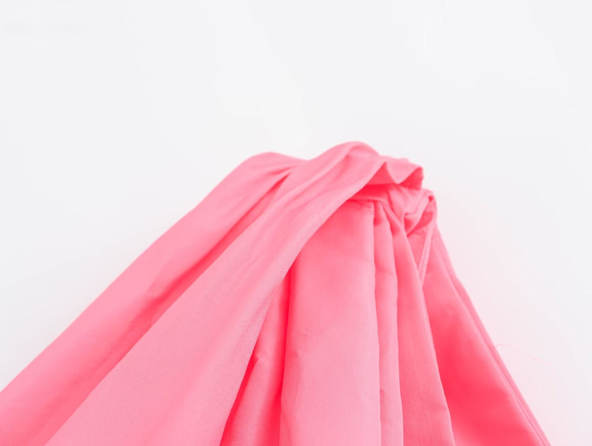 's Bowknot Decoration Taffeta Top