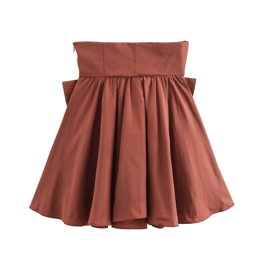 Bow Cutout Mini Dress