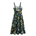 Women's Floral V-Neck Cami Maxi Dress