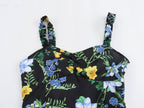 Women's Floral V-Neck Cami Maxi Dress