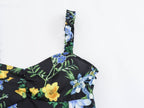 Women's Floral V-Neck Cami Maxi Dress