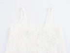 Embroidered Backless Slim-Fit Dress