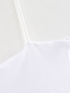 Waist-Defined Spaghetti-Strap Dress