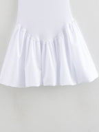 Waist-Defined Spaghetti-Strap Dress