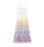 Elegant Slightly Mature Embroidery Case Slip Dress