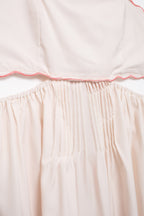 Elegant Slightly Mature Embroidery Case Slip Dress
