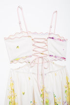 Elegant Slightly Mature Embroidery Case Slip Dress