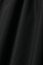 Bow Cutout Puff-Sleeve A-Line Mini Dress
