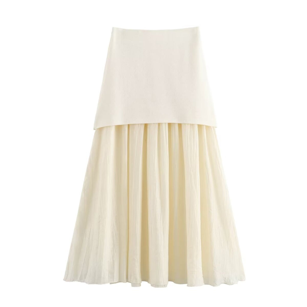 Summer Knitted Vest Skirt Set