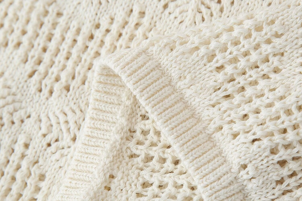 Women's Clothing Laminated Decoration Patchwork Knitting Romantic Top