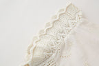 Women's Clothing Laminated Decoration Patchwork Knitting Romantic Top