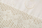 Women's Clothing Laminated Decoration Patchwork Knitting Romantic Top