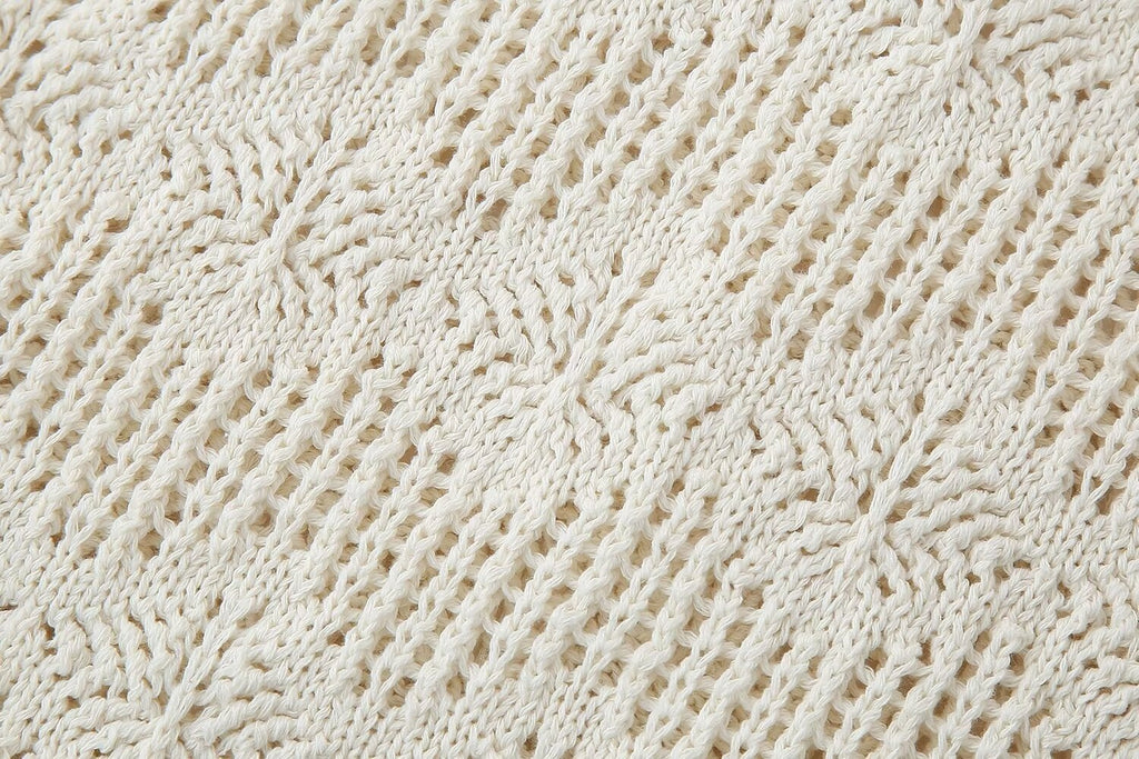 Women's Clothing Laminated Decoration Patchwork Knitting Romantic Top