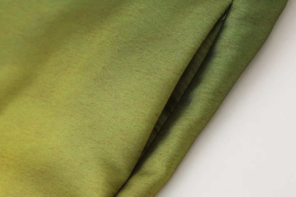 Women's Summer Women's Tie Dyed Silk Satin Texture Shirt Pants