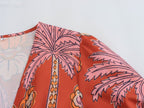 Summer Elegant Printed Midi Dress