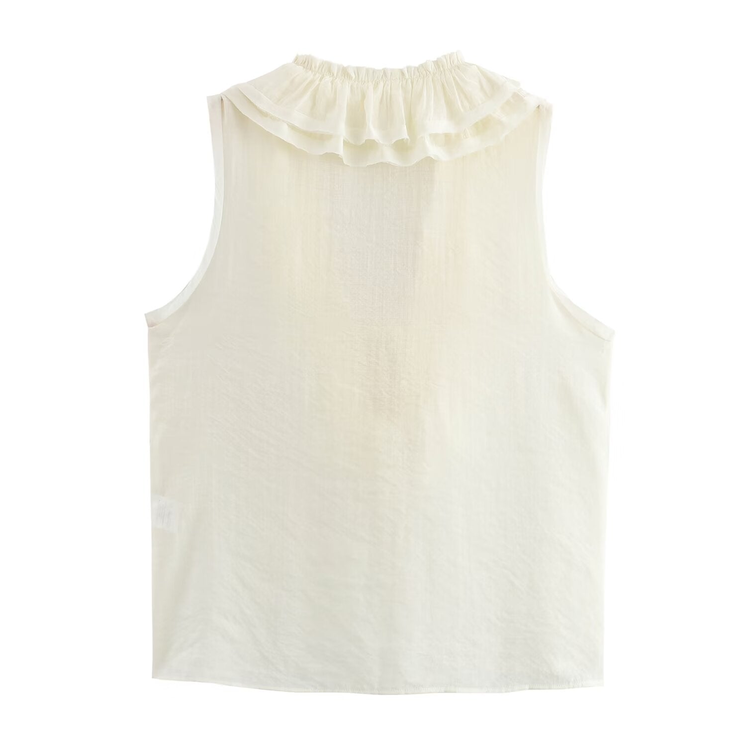 Women's Lace-Up Sleeveless V-Neck Top