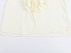 Women's Lace-Up Sleeveless V-Neck Top