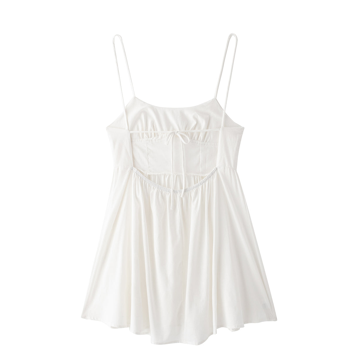 Women's Bow-detail Lace-up Cutout Dress