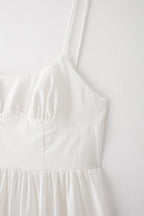 Women's Bow-detail Lace-up Cutout Dress