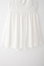 Women's Bow-detail Lace-up Cutout Dress