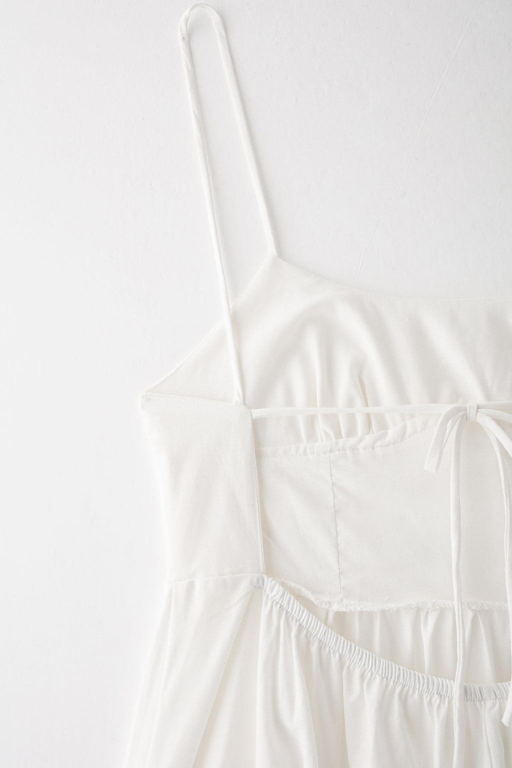 Women's Bow-detail Lace-up Cutout Dress