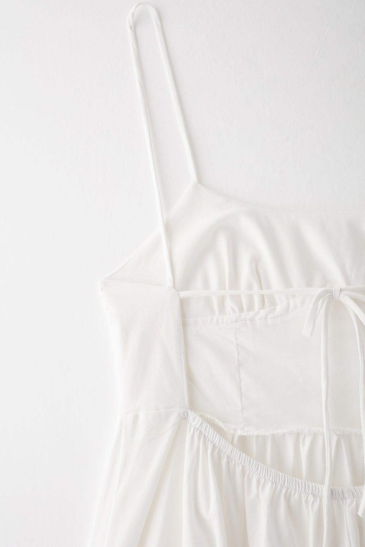 Women's Bow-detail Lace-up Cutout Dress