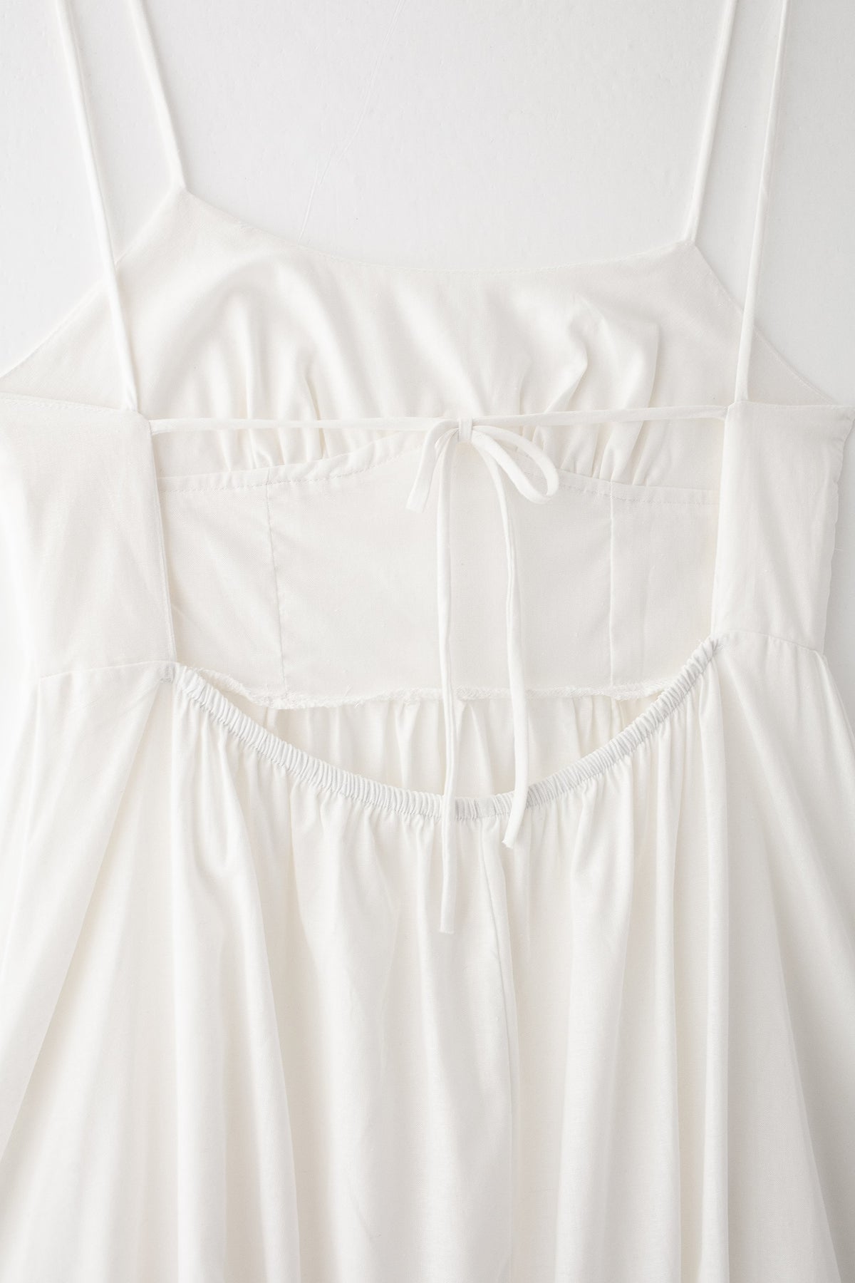 Women's Bow-detail Lace-up Cutout Dress