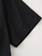 Summer Embroidered Short-Sleeve Shirt Pant Set