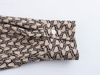 Women's Summer Clothing Fashionable Simple Printed Long-Sleeve Shirt Casual Trousers Suit