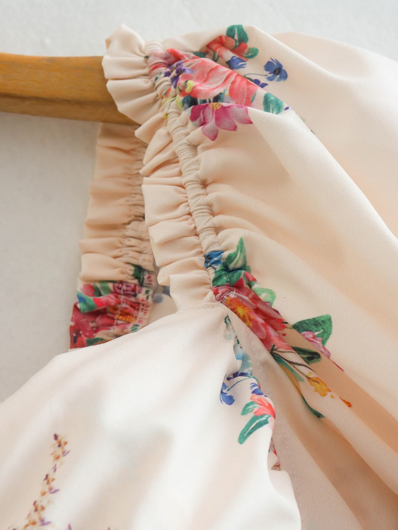 Women's Square-Neck Floral Backless Ruffle Midi Dress