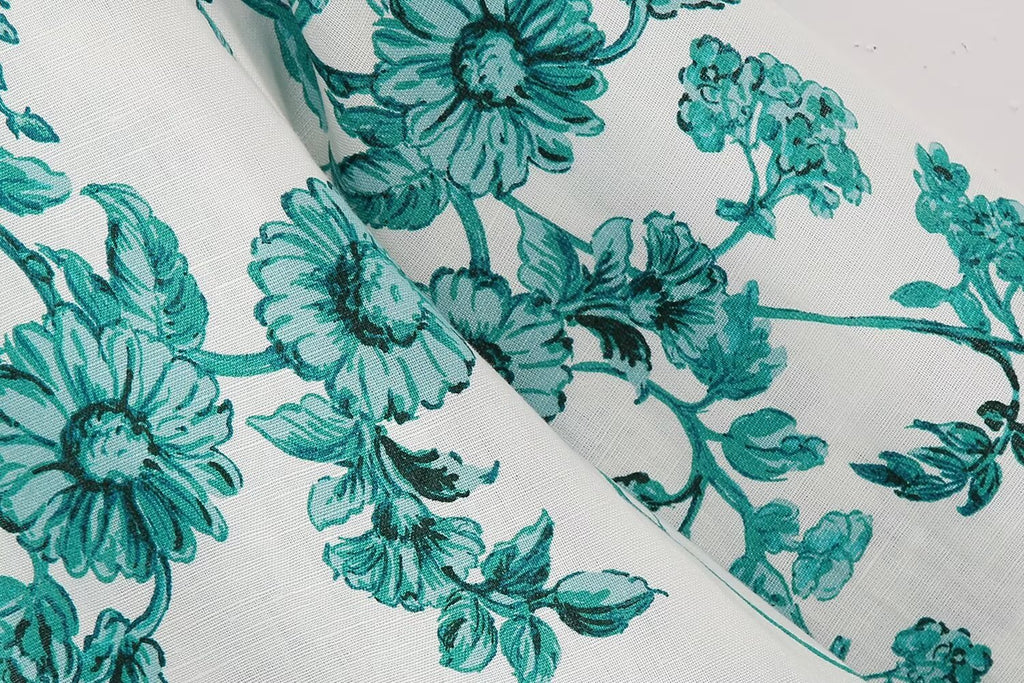 Women's Floral Printed Long Sleeved Shirt