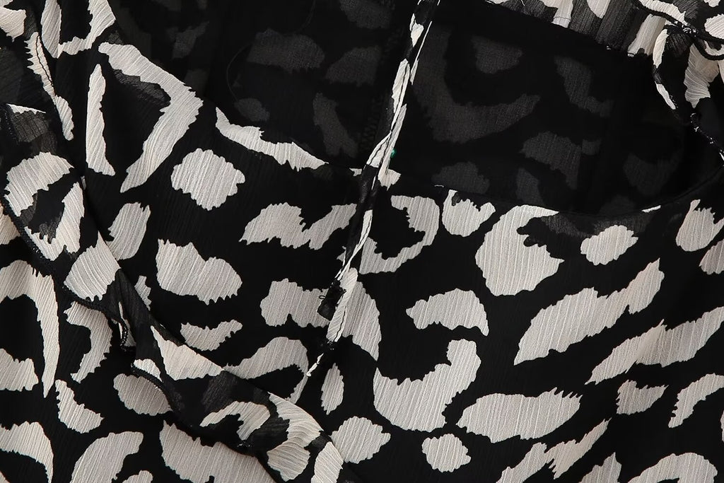 Women's Autumn Animal-Print Dress
