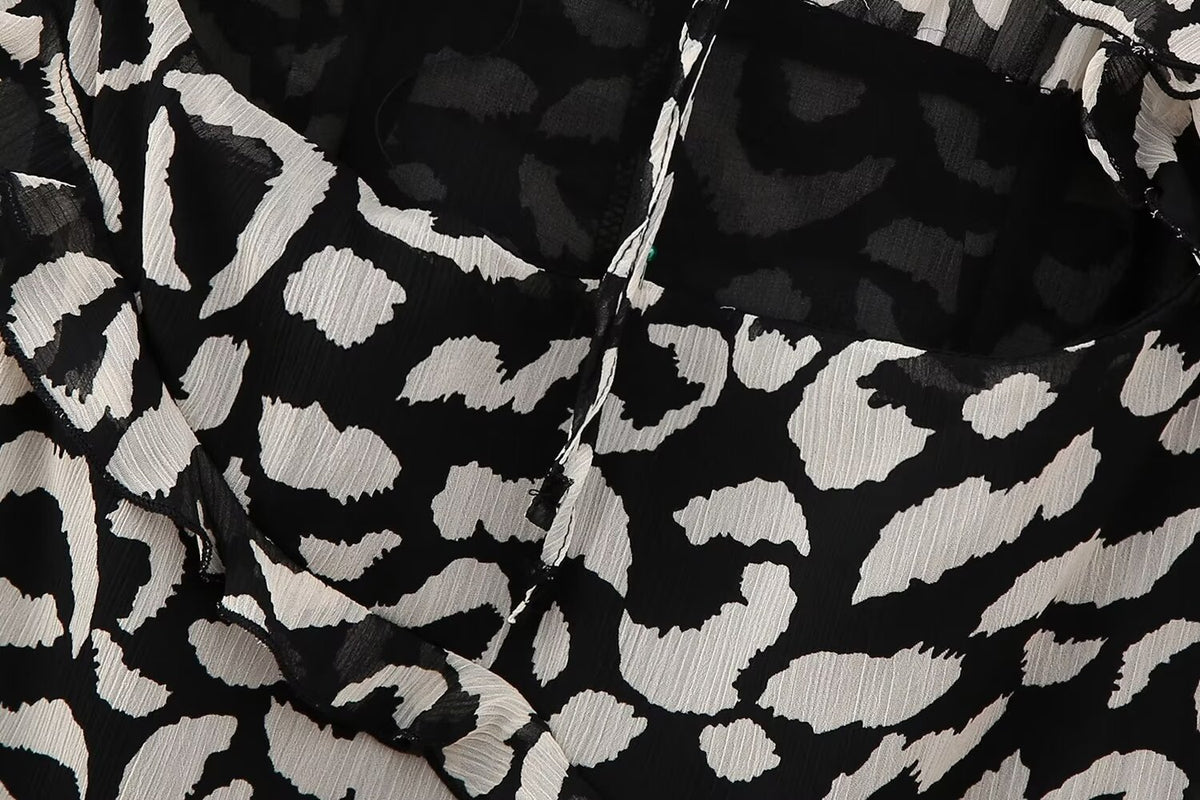Women's Autumn Animal-Print Dress
