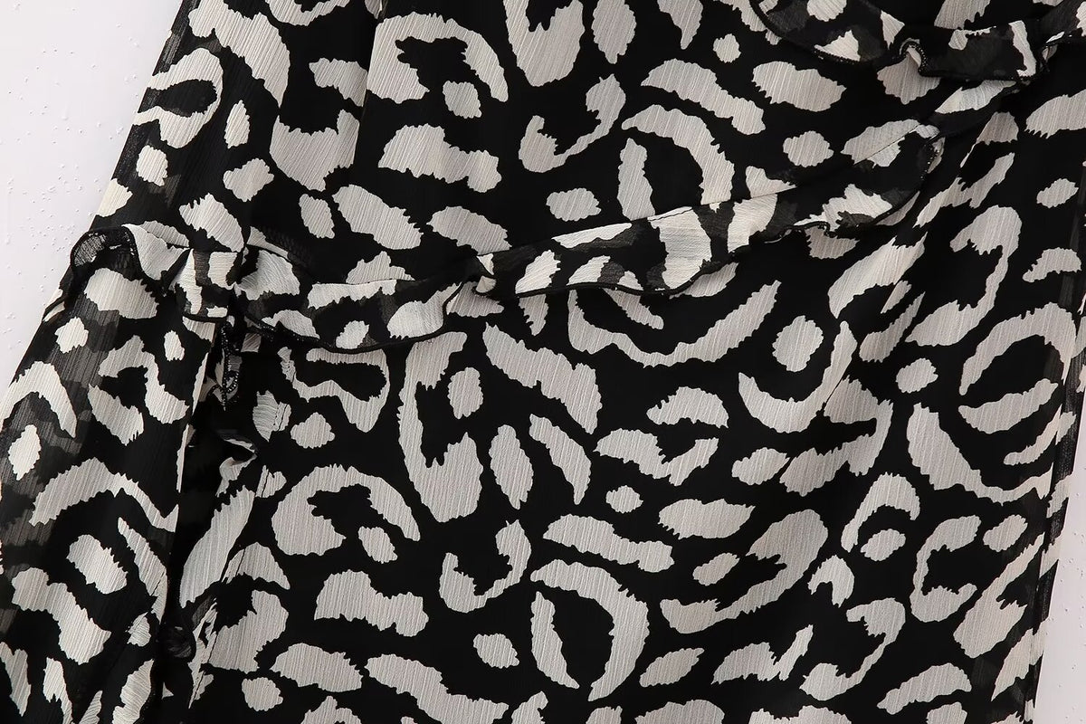 Women's Autumn Animal-Print Dress