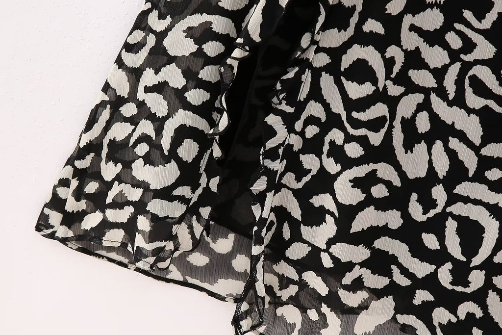 Women's Autumn Animal-Print Dress