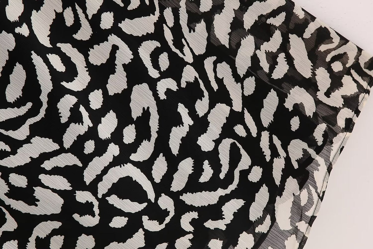 Women's Autumn Animal-Print Dress