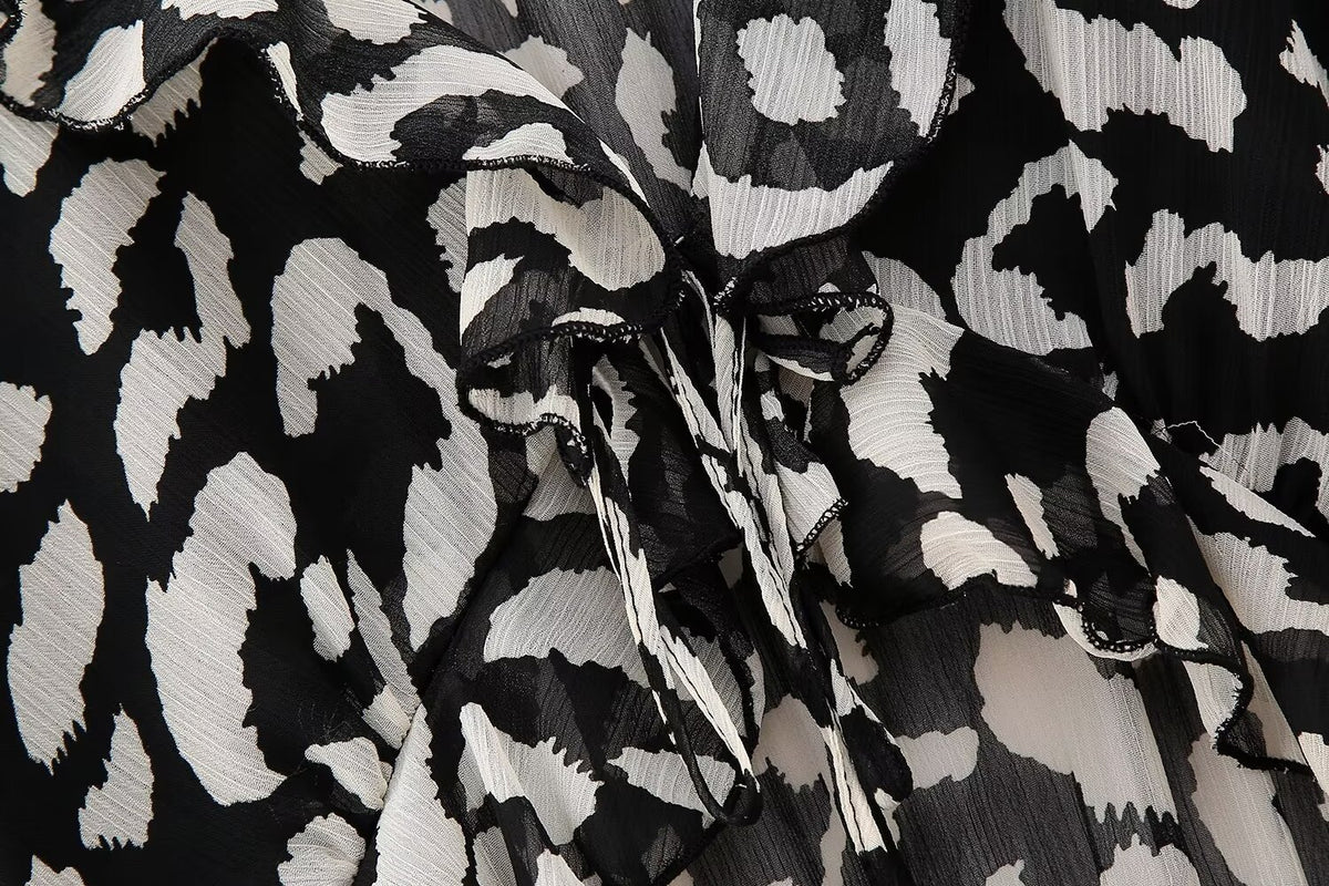 Women's Autumn Animal-Print Dress